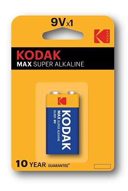Элемент питания Kodak MAX 6LR61/6F22 крона BL1 (арт. 5268)