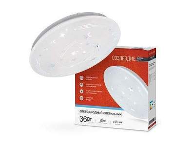 ASD/InHome светильник светодиодн. декоративный 36W(2340lm) 6500К 6K СОЗВЕЗДИЕ d350 IP40 DECO 5018 (арт. 717690)