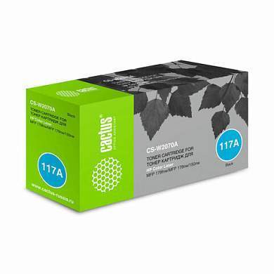Картридж лазерный CACTUS (CSP-W2070A) для HP Color Laser 150a/178nw/179fnw, черный, ресурс 700 страниц (арт. 363845)