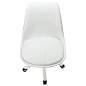 Кресло стул BRABIX "Eames MG-310 PL", пластик белый, экокожа белая, 532926 (арт. 532926)