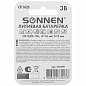 Батарейка литиевая SONNEN Lithium CR1620 "таблетка, дисковая, кнопочная" 1 шт., блистер, 455599 (арт. 455599)