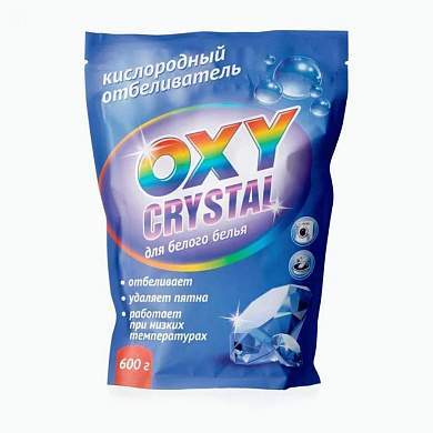 Отбеливатель кислородный 600гр. (для белого белья) Oxy crystal Селена (арт. 818847)