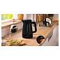 Чайник BOSCH TWK3M123, 1,7 л, 2400 Вт, закрытый нагревательный элемент, пластик, черный (арт. 458591)