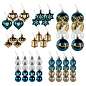 Шары ёлочные НАБОР 56 предметов, "Magic Box", бирюзовый/золото, пластик, ЗОЛОТАЯ СКАЗКА, 592174 (арт. 592174)