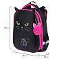 Ранец BRAUBERG SHINY, 2 отделения, с брелоком, "Glad to be cat", 38х28х14 см, 271382 (арт. 271382)