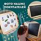 Доска двустороняя для мела и маркеров (35х41 см), настольная, подставка, черная/белая, ПИФАГОР, 236888 (арт. 236888)