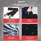 Сумка портфель HEIKKI NOVATION (ХЕЙКИ) с отделением для ноутбука 13-14", багажная лента, черная, 28х38х3 см, 272594 (арт. 272594)
