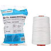 Нить для прошивки документов OfficeSpace, лавсановая, d1,5мм, 500м, ЛШ-460, белая (арт. 295936)