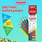 Карандаши цветные ПИФАГОР ЭКО "КЛАССИК", 6 цветов, шестигранные, 182047 (арт. 182047)