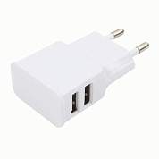 Блок питания Cablexpert 220V - 5V 2xUSB (5V 2100mA) MP3A-PC-11, белый (арт. 712110)