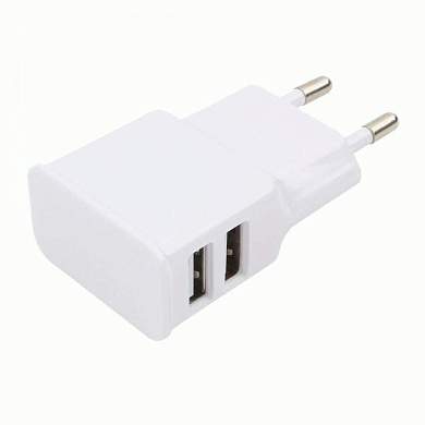 Блок питания Cablexpert 220V - 5V 2xUSB (5V 2100mA) MP3A-PC-11, белый (арт. 712110)
