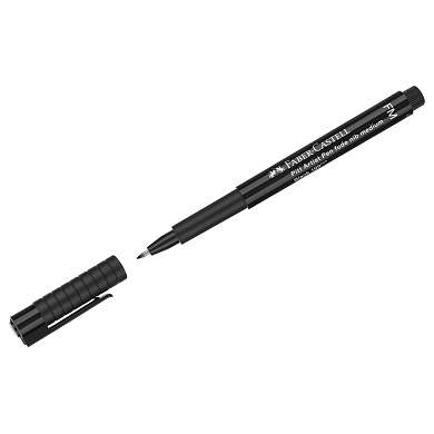 Ручка капиллярная Faber-Castell "Pitt Artist Pen Fude" черная, 0,6мм (арт. 333390)