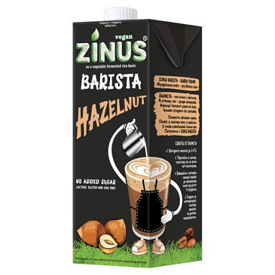 Фундуковое молоко для кофе ZINUS Barista, 1 л (арт. 623478)