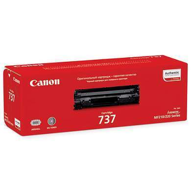Картридж лазерный CANON (737) MF211/212w/216n/217w/226dn/229dw, оригинальный, ресурс 2400 стр., 9435B004 (арт. 361300)