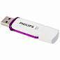 Флеш-диск 64 GB PHILIPS SNOW, разъем USB 3.0, фиолетовый, FM64FD75B/97 (арт. 514085)