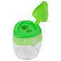 Точилка BRAUBERG KIDS "MAXI", 2 отверстия, с большим контейнером, трехгранный корпус, цвета ассорти, 271945 (арт. 271945)