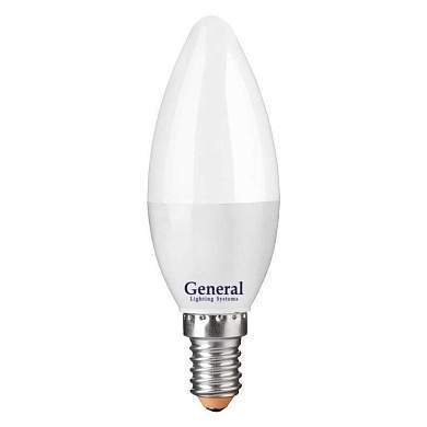 General свеча C37 E14 15W 6500K 6K 38х106 пластик/алюм GLDEN-CF-15-230-E14-6500 661097 (арт. 778686)