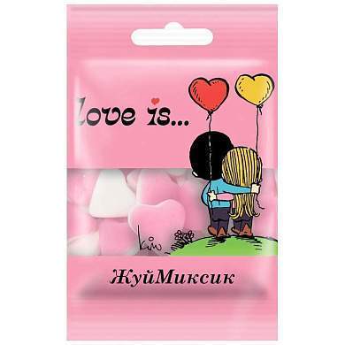 Жевательный мармелад Love is…, холодок-малина, 20г (арт. 344245)