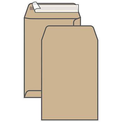 Пакет почтовый C4, UltraPac, 229*324мм, коричневый крафт, отр. лента, 90г/м2 (арт. 208008)