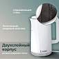 Чайник электрический с двойными стенками SONNEN KT-8718W, 1,7 л, 2200 Вт, белый, 454685 (арт. 454685)