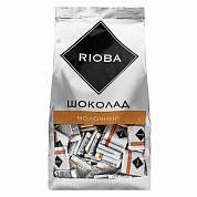 Шоколад порционный RIOBA Молочный 32%, 800 г, пакет, 366305 (арт. 622250)