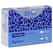 Бумага протирочная лист. OfficeClean Professional(Z-сл) (H2), 2-слойная, 190л/пач, 21*23см, синий (арт. 348761)