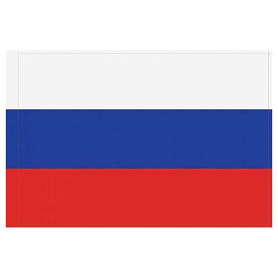 Флаг РФ 90*135см, пакет с европодвесом (арт. 359973)