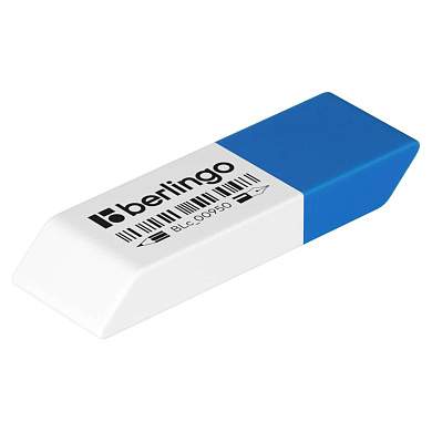 Ластик Berlingo "Eraze 950", прямоугольный комбинированный, скошенный, 57*18*8мм (арт. 360370)