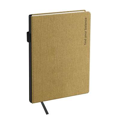 Ежедневник недатированный, А5, 136л., твердый переплет, кожзам, BG "Fillsta. Warm beige", бежевый (арт. 369901)