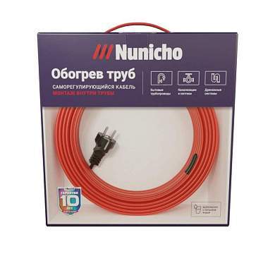NUNICHO саморег. кабель пищевой (комплект в трубу) экран. MICRO10-2CR, 5м/50Вт (10Вт/м) (арт. 804192)