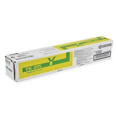 Тонер-картридж KYOCERA (TK-895Y) FS-C8020MFP/C8025MFP/C8520MFP/C8525MFP, желтый, оригинальный, ресурс 6000 страниц, 1T02K0ANL0 (арт. 320581)