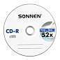 Диск CD-R SONNEN, 700 Mb, 52x, Slim Case (1 штука), 512572 (арт. 512572)