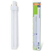 Лампа люминесцентная OSRAM DULUX S 11W/21-840, 11 Вт, U-образная, холодный белый свет, цоколь G23 (арт. 450327)