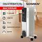 Обогреватель масляный SONNEN DFS-05, 1000 Вт, 5 секций, белый, 453497 (арт. 453497)