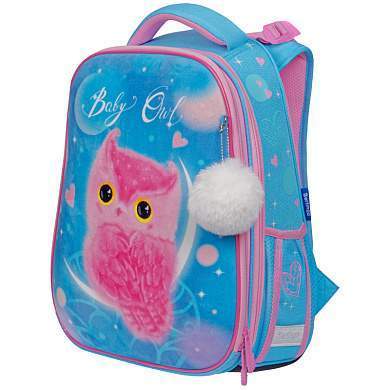 Ранец Berlingo Expert "Plush Owl" 37*28*16см, 2 отделения, 2 кармана, анатомическая спинка (арт. 313304)