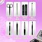 Универсальный набор для маникюра и педикюра 9 в 1 в футляре, MINI, черный, WBZ, 609491 (арт. 609491)