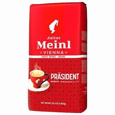 Кофе в зернах JULIUS MEINL "Prasident Classic Collection" 1 кг, ИТАЛИЯ, 89933 (арт. 622746)