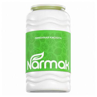 Лимонная кислота пищевая NARMAK 2,5 кг, (средство от накипи), пластиковая банка, 00-00000631 (арт. 624963)