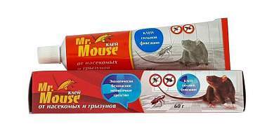 От грызунов и насекомых клей 60 гр. туба арт. MR-6012 Mr. Mouse (арт. 575378)