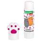 Клей-карандаш "Лапки" Cat Paw, 9 г, фигурный колпачок, 3 шт. на блистере, BRAUBERG KIDS, 271982 (арт. 271982)