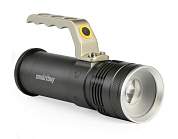 Smartbuy фонарь-прожектор SBF-32-H (акк. 2x18650 1.2Ah) светодиодн. CREE 10W (300м) фокус, алюм з/у IP54 (арт. 633981)
