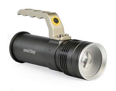 Smartbuy фонарь-прожектор SBF-32-H (акк. 2x18650 1.2Ah) светодиодн. CREE 10W (300м) фокус, алюм з/у IP54 (арт. 633981)