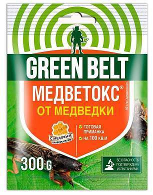 Медветокс 300гр. (от медведки, садовых муравьев) диазинон+медов. приманка, гранулы Грин Бэлт 01-444 (арт. 722180)