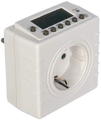 Camelion таймер розетка недельный электронный BND-50/SG3 1мин/7дн 3500W (арт. 61633)