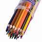 Карандаши цветные акварельные BRAUBERG PREMIUM AQUARELLE 36 цветов в тубе, трехгранные, утолщенный грифель 4 мм, натуральное дерево,181933 (арт. 181933)
