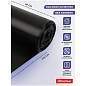 Мешки для мусора 120л OfficeClean ПВД, 68*105см, 25мкм, 10шт., черные, в рулоне (арт. 228602)