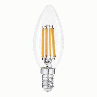 General филамент свеча E14 15W 2700K 2K 35x98 нитевидная, прозр фил GLDEN-CS-15-230-E14-2700 661416 (арт. 828477)