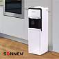 Кулер для воды SONNEN FSC-02S, напольный, НАГРЕВ/ОХЛАЖДЕНИЕ КОМПРЕССОРНОЕ, 2 крана, белый, 455415 (арт. 455415)