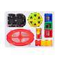 Магнитный конструктор MEGA MAGNETIC BLOCKS-79, с колесной базой и каруселью, BRAUBERG KIDS, 663848 (арт. 663848)