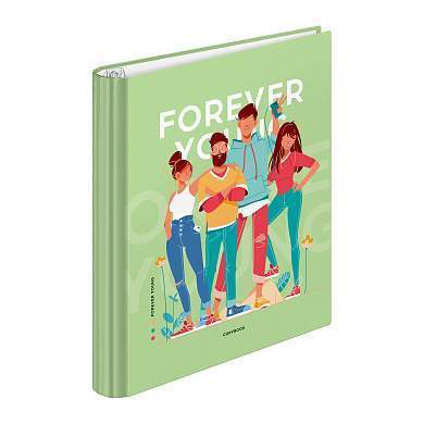 Тетрадь на кольцах А5, 120л., 7БЦ, ArtSpace "Стиль. Forever young", глянцевая ламинация (арт. 340054)